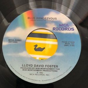 Lloyd David Foster Love At First Sight Vinyl 45 Record '82
